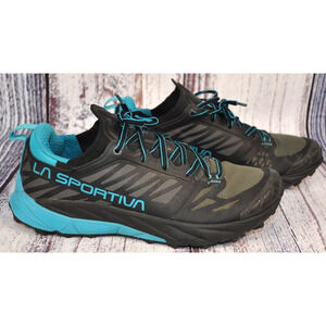 La Sportiva Kaptiva Trail Shoes Running Mountain Racing Black Blue Men's 6.5 +